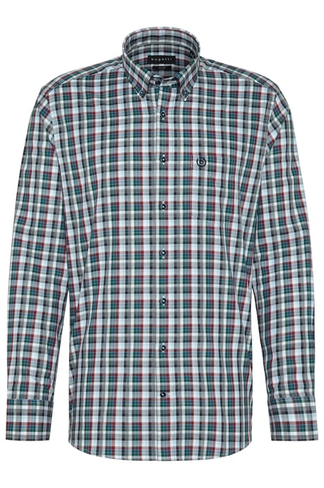 Bugatti Herren Karriertes Hemd mit Button-Down-Kragen - Image 3