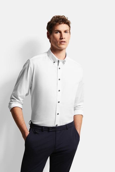 Bugatti Herren Baumwollhemd mit Button-Down-Kragen - Image 1