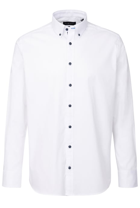 Bugatti Herren Baumwollhemd mit Button-Down-Kragen - Image 3