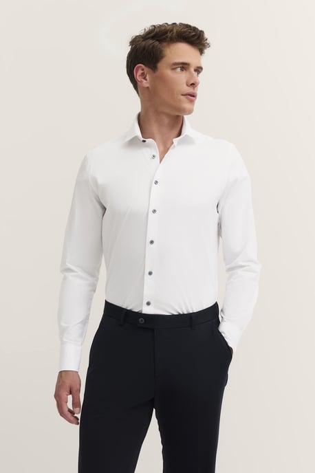 Bugatti Herren Jerseyhemd mit Kentkragen - Image 1