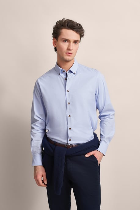 Bugatti Herren Hemd aus 100 % Baumwolle - Image 1