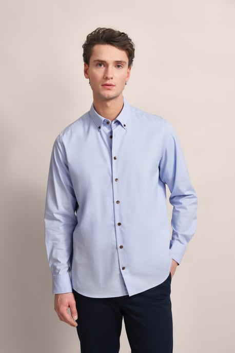 Bugatti Herren Hemd aus 100 % Baumwolle - Image 5