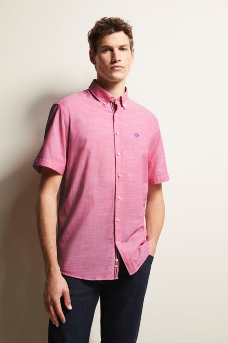 Bugatti Herren Kurzarmhemd mit Button-Down-Kragen - Image 1