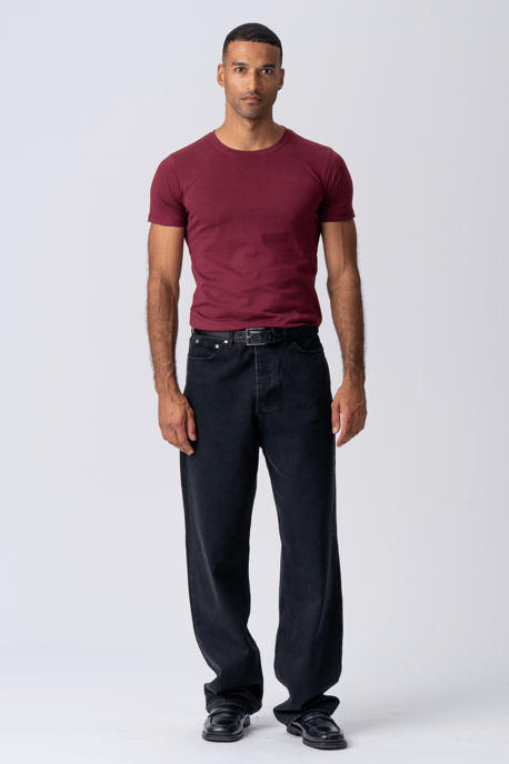 Muscle T-shirt - Burgunderrot - Image 2