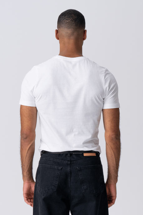 Muskel-T-Shirt - Weiß - Image 4