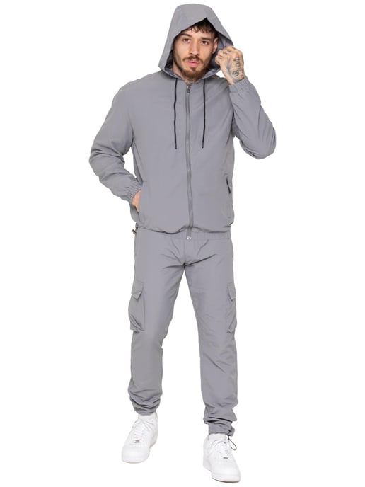 Enzo Milano | Herren Windbreaker und Cargohose im Set - Image 2
