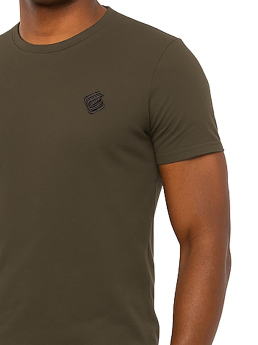 Enzo | Herren Slim Fit T-Shirt & Fleece-Shorts Set - Image 2