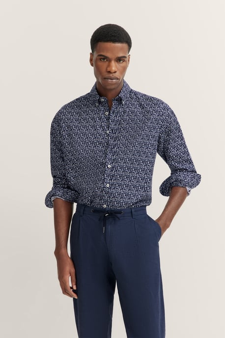 Bugatti Herren Hemd mit Button-Down-Kragen - Image 1