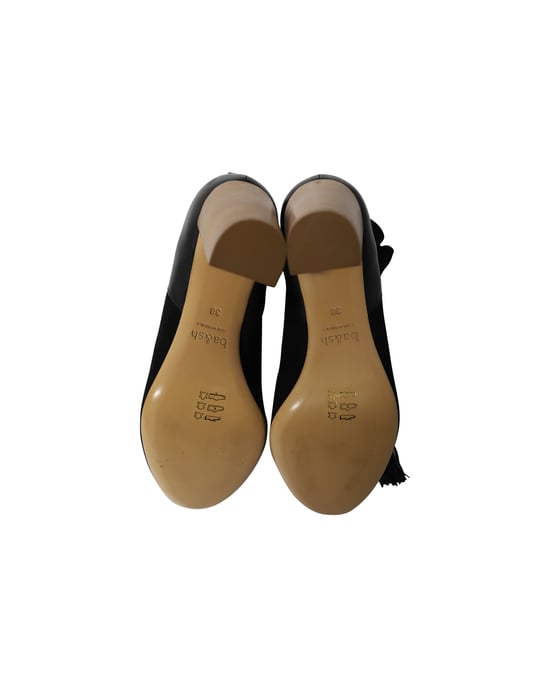 Ba&Sh – Stiefeletten mit Blockabsatz aus schwarzem Wildleder - Image 5