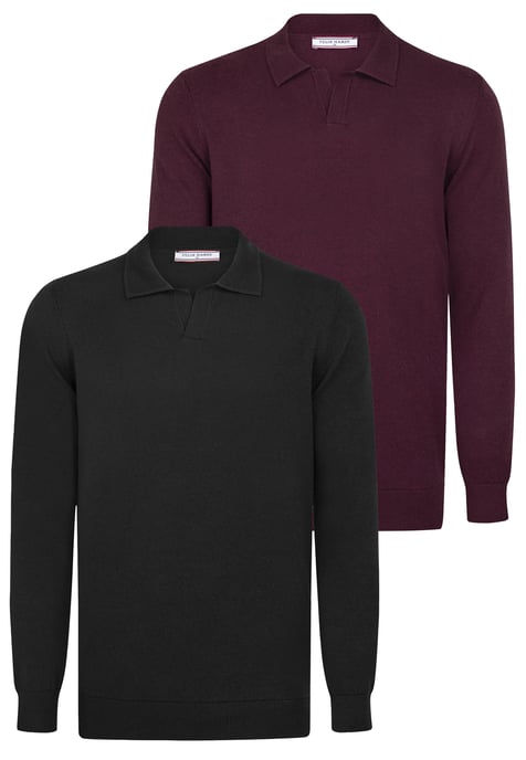 Pullover Pullover Mit Polo-Kragen 2Er-Pack - Image 1