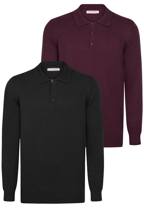 Pullover Pullover Mit Polo-Kragen 2Er-Pack - Image 1