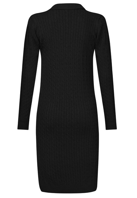 Kleid Langärmeliges Kabelstrickkleid - Image 3