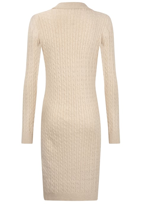 Kleid Langärmeliges Kabelstrickkleid - Image 3