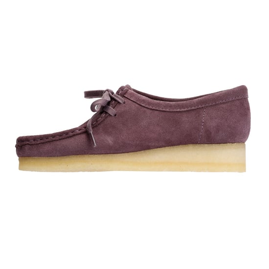 Clarks Originals Wallabee Suede Damen Lila Schuhe - Image 6