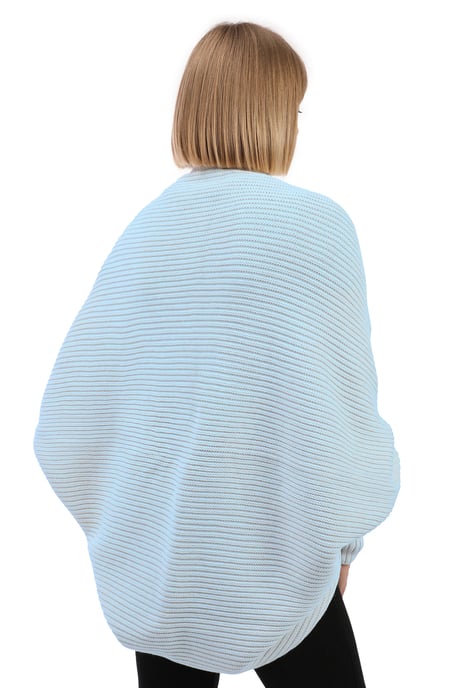 Strickjacke Langärmelige Strickjacke Aus Wollmischung Mit Fledermausärmeln - Image 4
