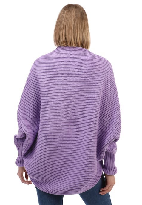 Strickjacke Langärmelige Strickjacke Aus Wollmischung Mit Fledermausärmeln - Image 4