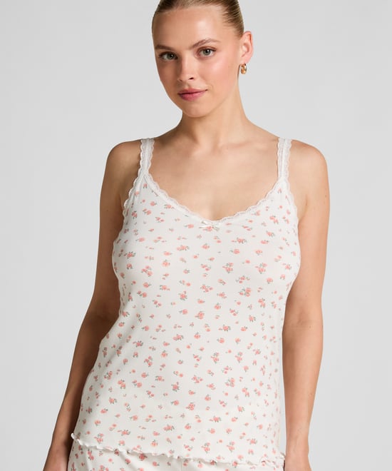 Hunkemöller Cami en dentelle côtelé - Image 1