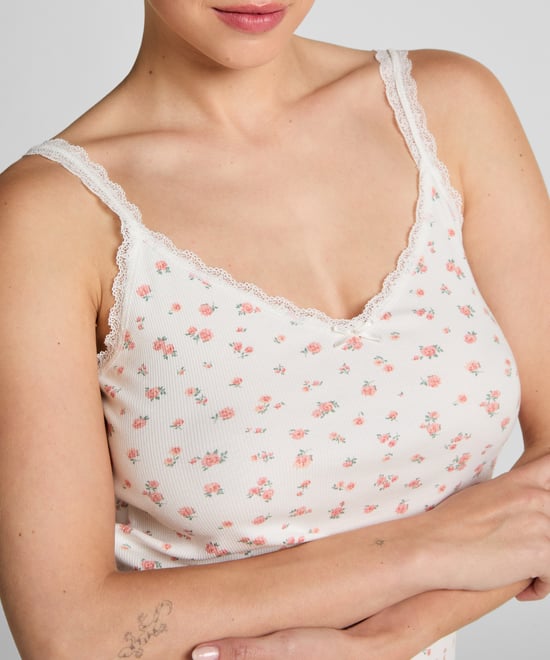 Hunkemöller Cami en dentelle côtelé - Image 2