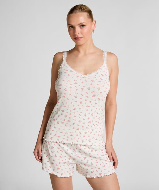 Hunkemöller Cami en dentelle côtelé - Image 3