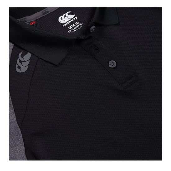 Canterbury - "Elite" Poloshirt für Damen (Schwarz/Magnetgrau) - Image 3