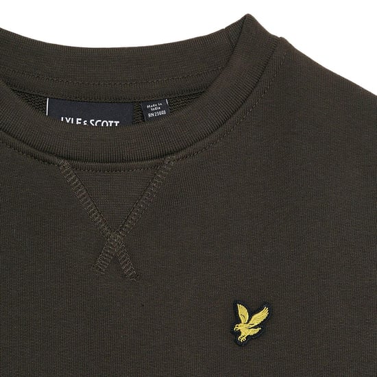Lyle & Scott - Sweatshirt Rundhalsausschnitt für Kinder (Oliv) - Image 3