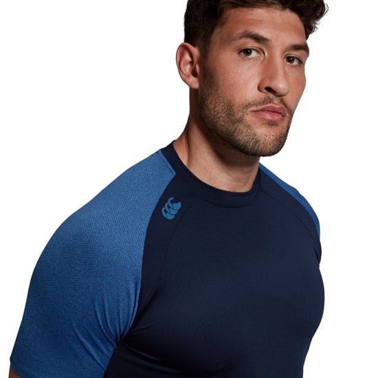 Canterbury - "Elite" T-Shirt für Herren - Training (Marine/wahres Marienblau meliert) - Image 3