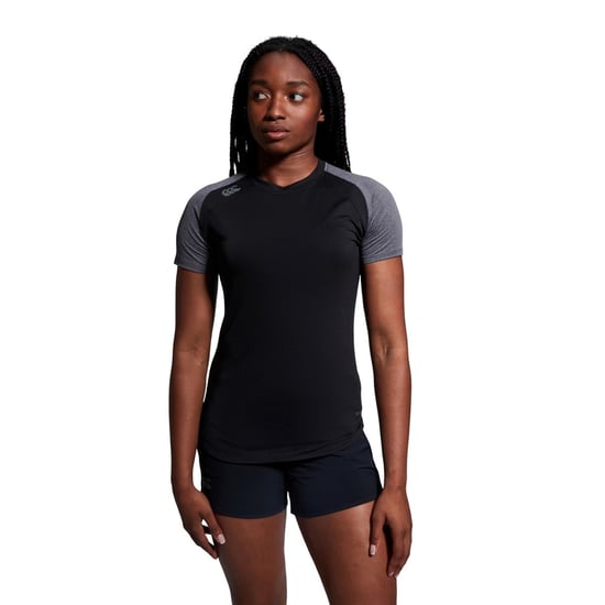 Canterbury - "Elite" T-Shirt für Damen - Training (Schwarz/Magnet (Farbe) meliert) - Image 4