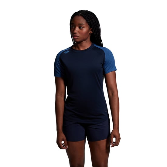 Canterbury - "Elite" T-Shirt für Damen - Training (Marine/wahres Marienblau meliert) - Image 4