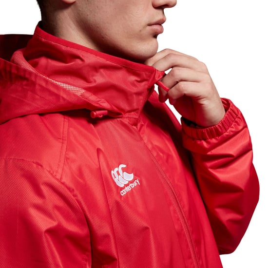 Canterbury - "Club" Jacke, wasserfest Durchgehender Reißverschluss für Herren (Fahnenrot) - Image 2