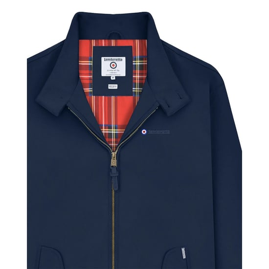Lambretta - Harringtonjacke für Herren, Widerstandsfähig gegen Regen (Marine) - Image 3