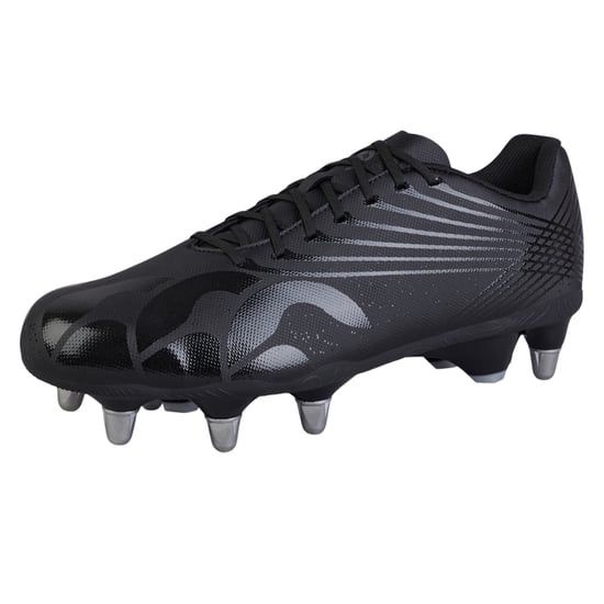 Canterbury - Herren/Damen Unisex Rugby-Stiefel für weichen Boden "Stampede Groundbreak Team" (Schwarz/Silber Metallic) - Image 3