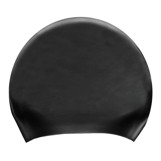 Speedo Unisex Silikon-Badekappe für langes Haar, für Erwachsene (Schwarz) - Image 2