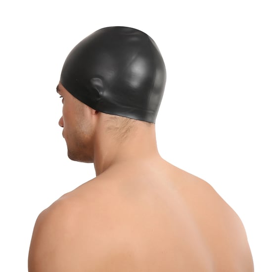 Speedo Unisex 3D-Silikon-Badekappe (Schwarz) - Image 5