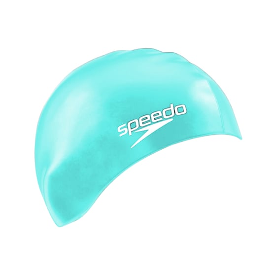 Speedo Unisex Silikon-Badekappe für langes Haar, für Erwachsene (Grün) - Image 3