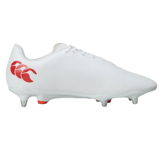 Canterbury - Herren/Damen Unisex Rugby-Stiefel für weichen Boden "Speed Raze" (Weiß/Schwarz/Rot) - Image 3