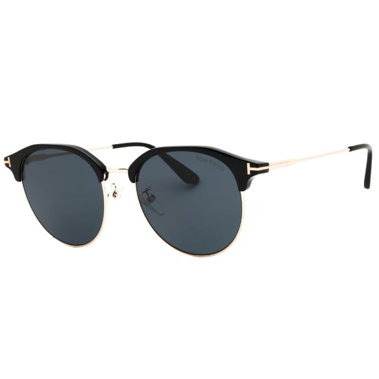 Tom Ford - Sonnenbrille Mit Glänzendem, Schwarzem Rahmen Und Rauchglas - Image 2