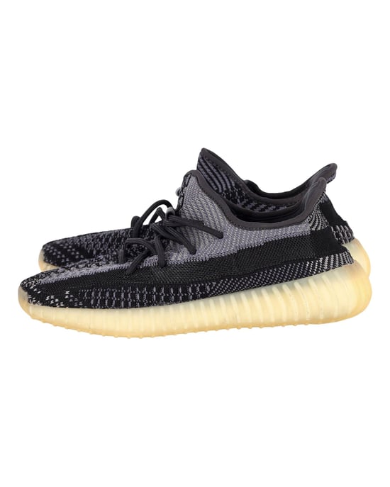 Adidas Yeezy Boost 350 V2 Sneakers in „Carbon“ in Hellgrau Primeknit UK6 - Image 2