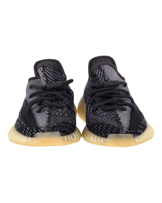 Adidas Yeezy Boost 350 V2 Sneakers in „Carbon“ in Hellgrau Primeknit UK6 - Image 3
