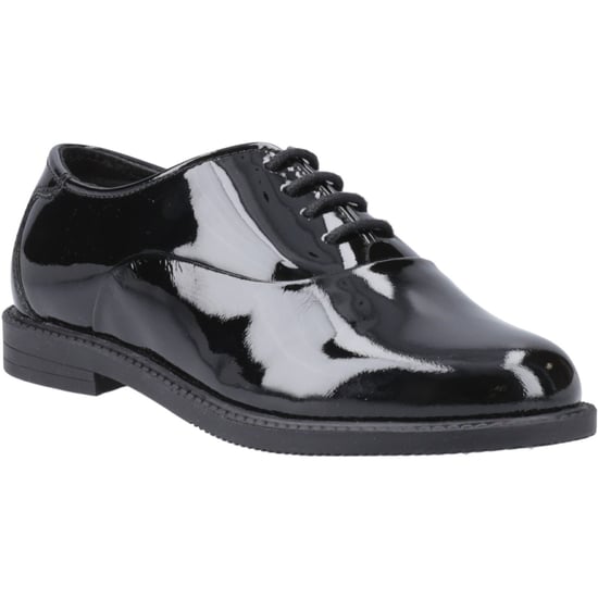 Hush Puppies Nellie Patent Mädchenschuhe Aus Schwarzem Leder - Image 1