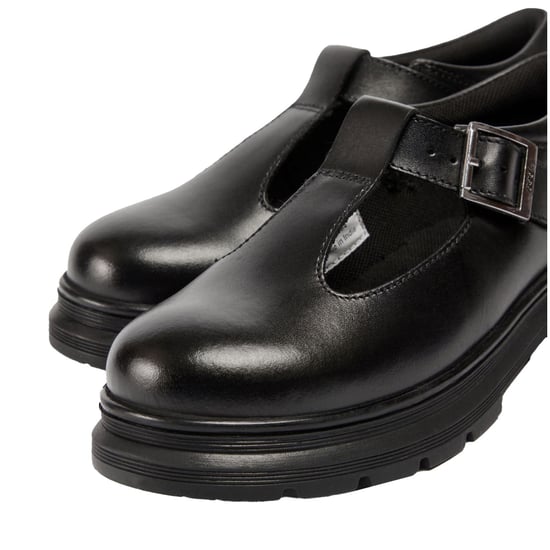 Pod Emilie Kunstleder Mädchenschwarze Slipper - Image 6