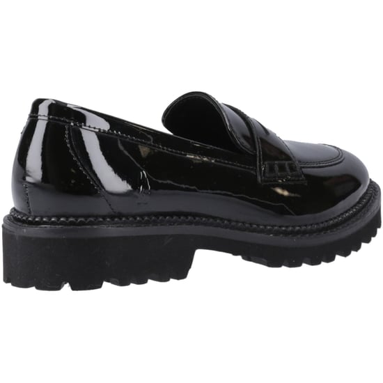 Hush Puppies Grazia Mädchenschwarze Slipper Aus Leder - Image 2