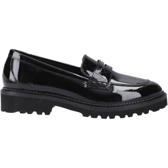 Hush Puppies Grazia Mädchenschwarze Slipper Aus Leder - Image 5