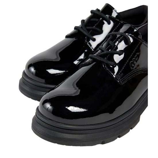 Pod Irene Kunstleder Mädchen Schwarze Lackleder Slipper - Image 6