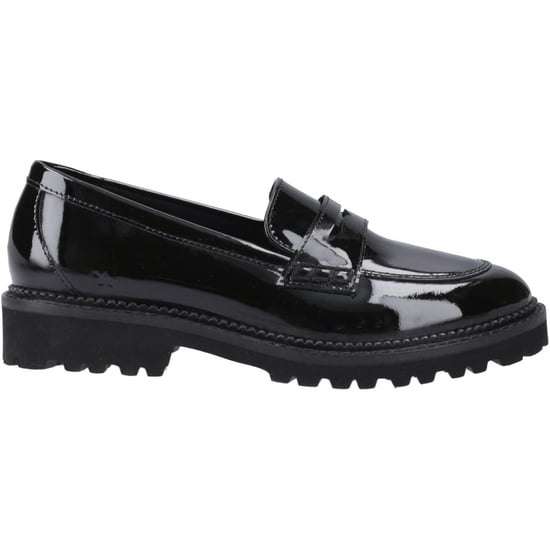 Hush Puppies Grazia Mädchenschwarze Slipper Aus Leder - Image 5