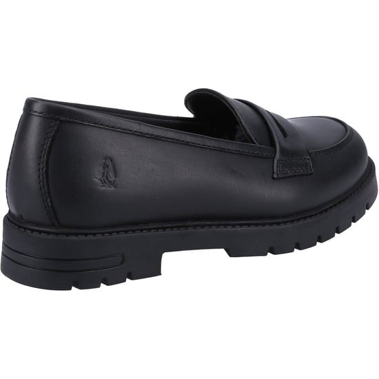 Hush Puppies Hazel Loafer SNR Mädchenschwarze Slipper Aus Leder - Image 2