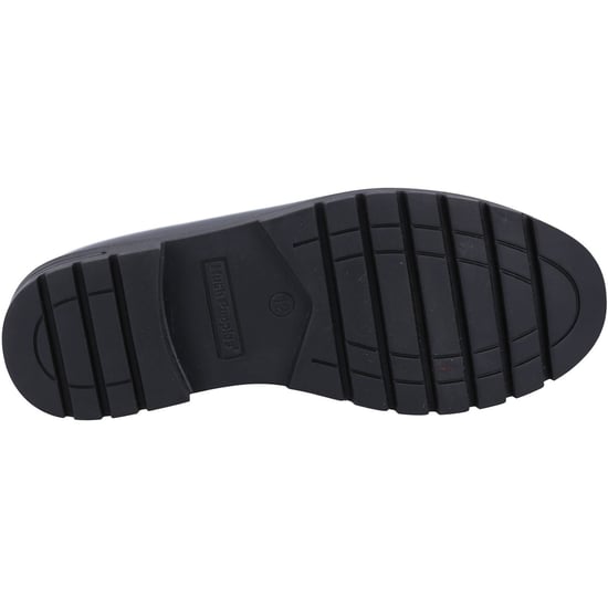 Hush Puppies Hazel Patent SNR Mädchenschwarze Slipper Aus Leder - Image 3