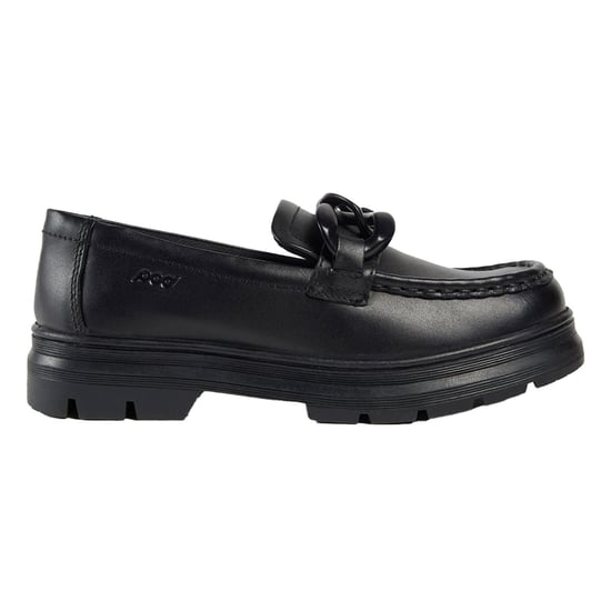 Pod Mina Mädchenschwarze Slipper Aus Leder - Image 5