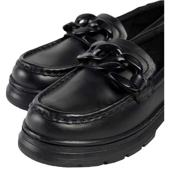 Pod Mina Mädchenschwarze Slipper Aus Leder - Image 6