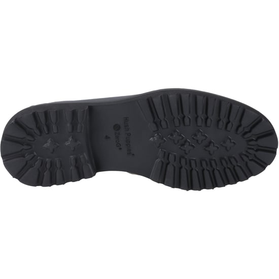 Hush Puppies Grazia Mädchenschwarze Slipper Aus Leder - Image 3