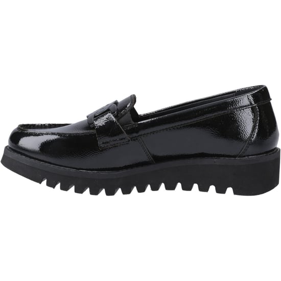 Hush Puppies Francis Loafer Patent Mädchenschwarze Slipper Aus Leder - Image 4